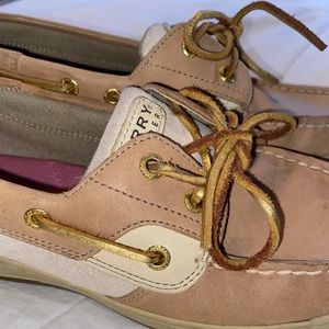 These are Sperry dress shoes, a fancier version of a slipper, size 8!